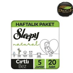 Sleepy Natural Bebek Bezi 5 Beden Junior 11-18Kg - 20 Li