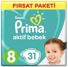 Prima Aktif Bebek 8 No 31 Adet