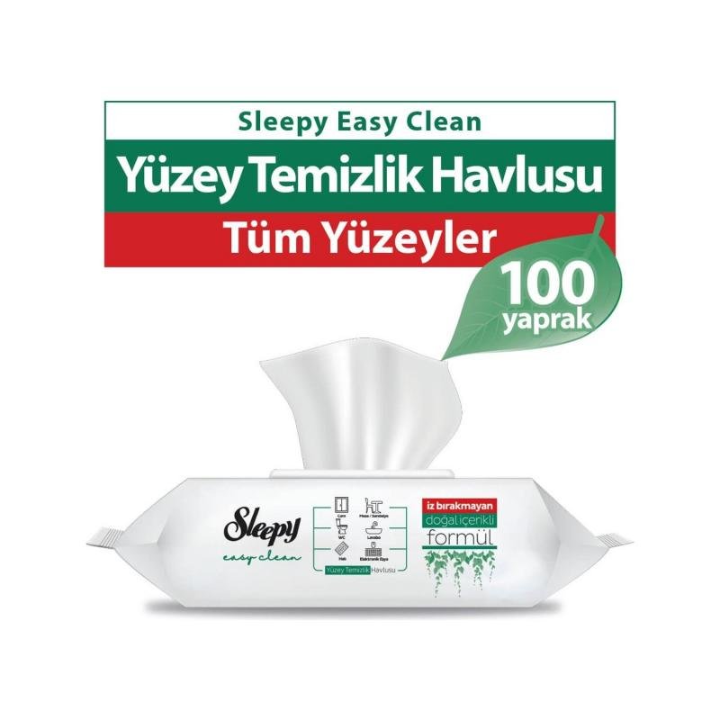 Sleepy Yüzey Temizlik Havlusu 100Adet