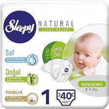 Sleepy Natural Yenidoğan 1No 40Adet