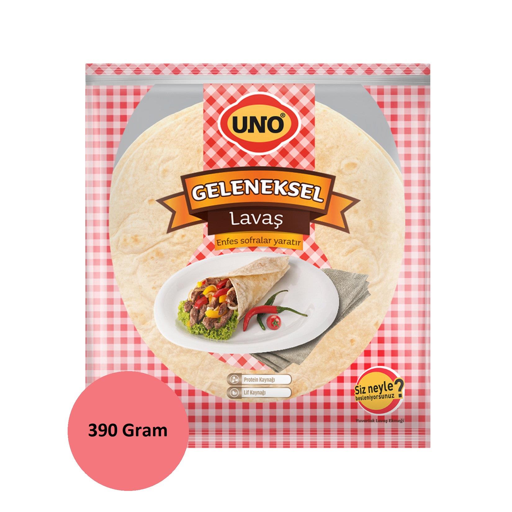 Uno Geleneksel Lavaş 390 Gr