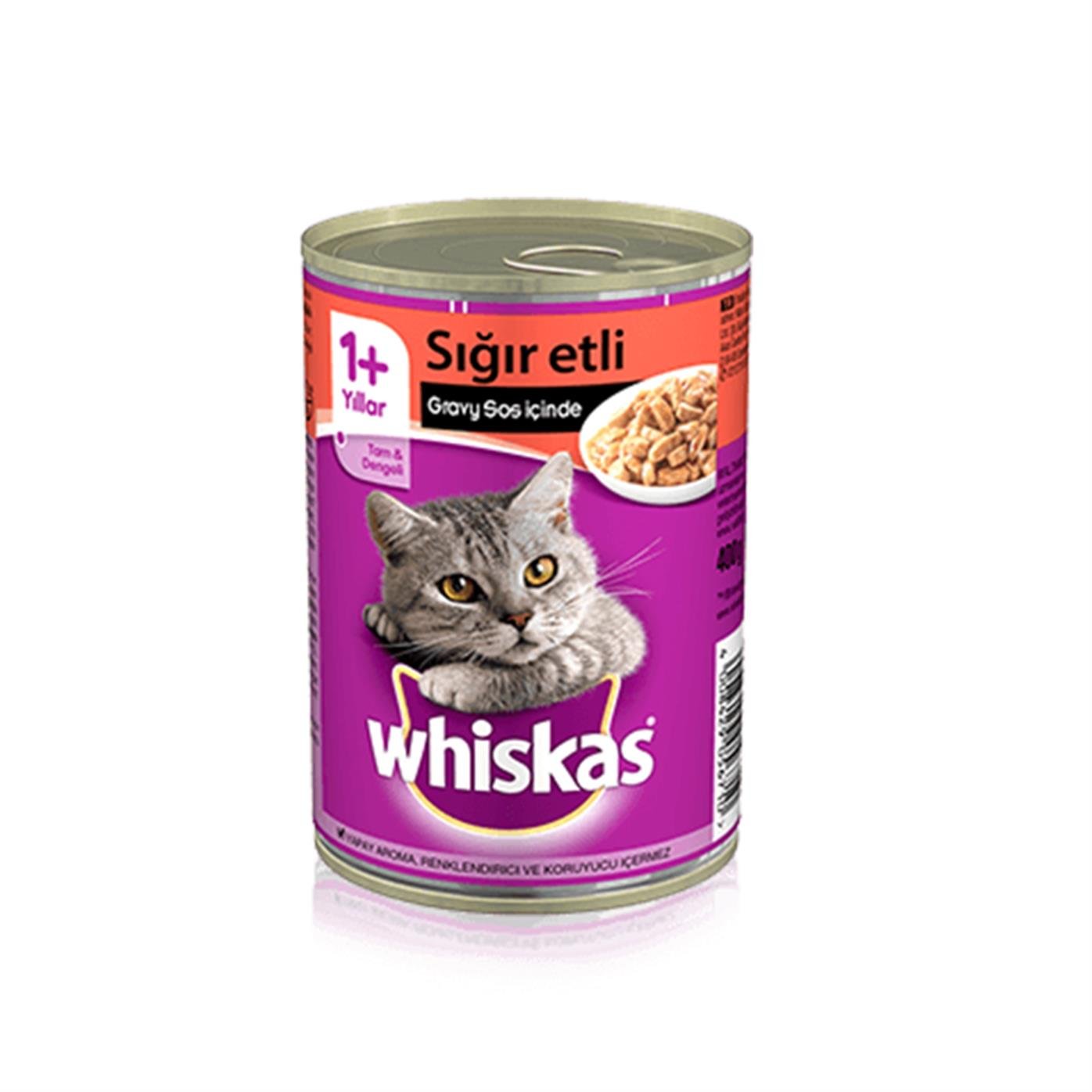 Whiskas Kedi Maması 400 gr Sığır Etli