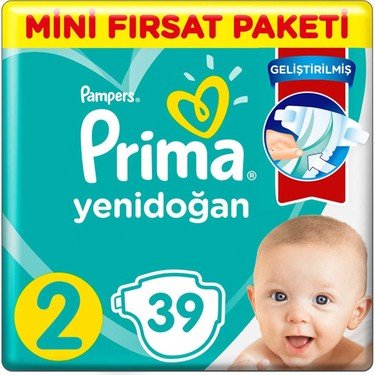 Prima Pampers Aktif Bebek Bezi 2 No 4-8 Kg 39 Adet