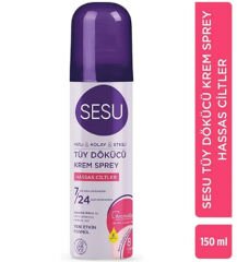 Sesu Tüy Dökücü Sprey Krem Hassas Ciltler 150ml