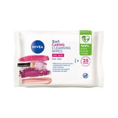 Nivea Visage 3in1 Kuru Makyaj Temizleme Mendili 25'li