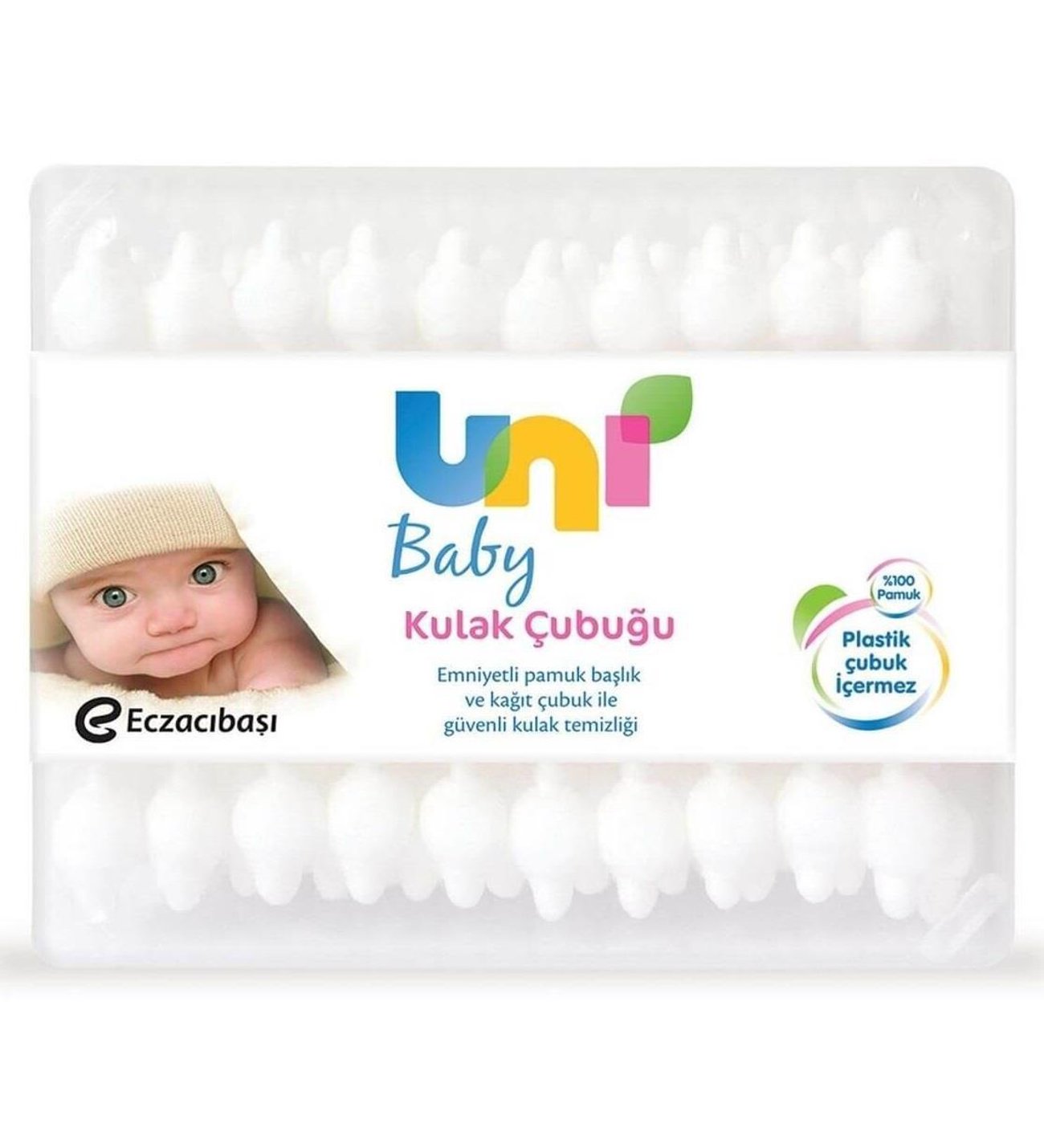 Uni Baby Emniyetli Kulak Çubuğu 60'lı