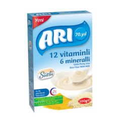 Arı Mama 12 Vitaminli 6 Mineralli Sütlü Pirinç Unu 200 g