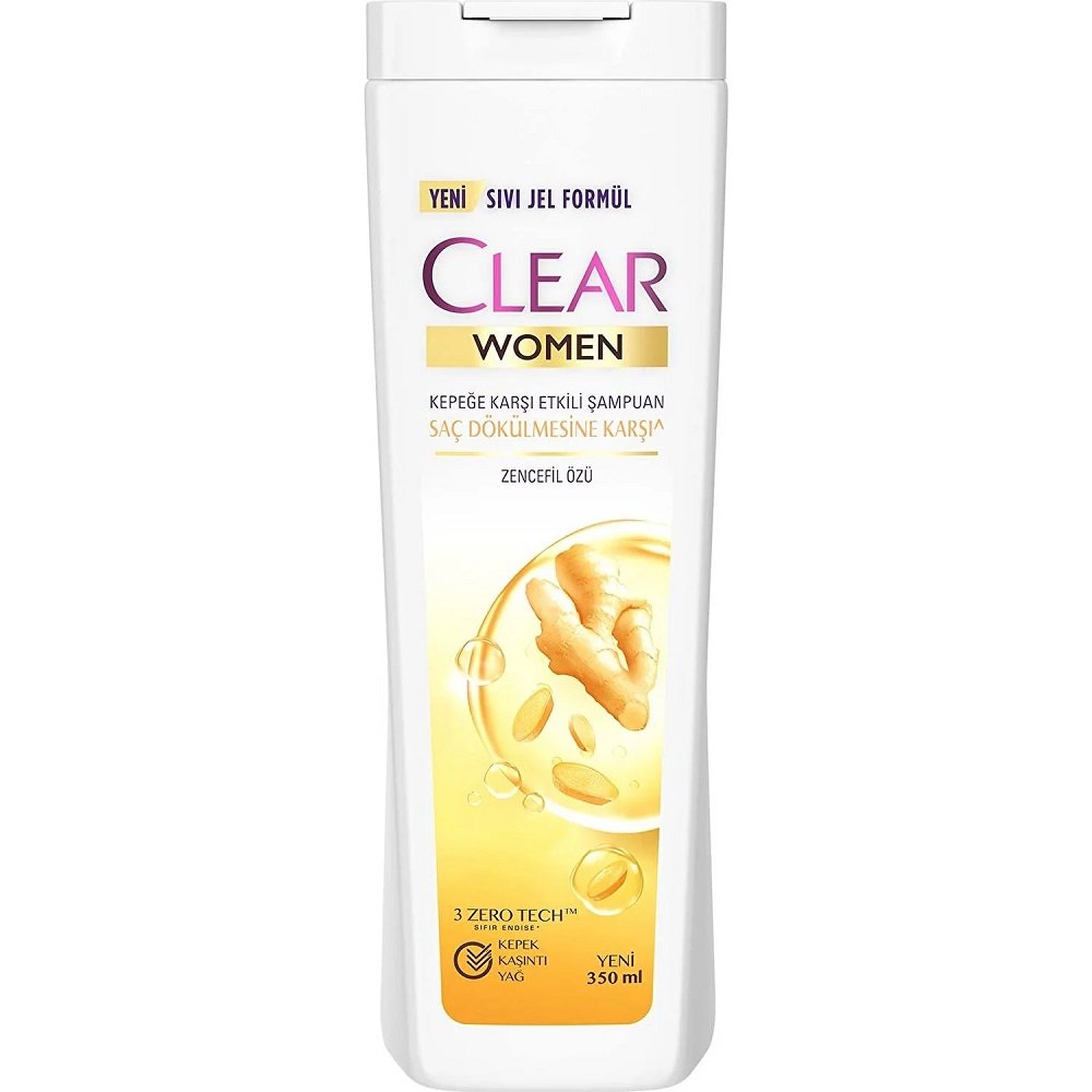 Clear Women Zencefil Özü Kepek Karşıtı Şampuan 350 Ml