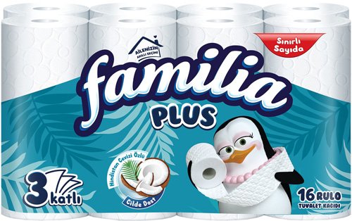 Familia Plus 3 Katlı 16 Rulo Tuvalet Kağıdı