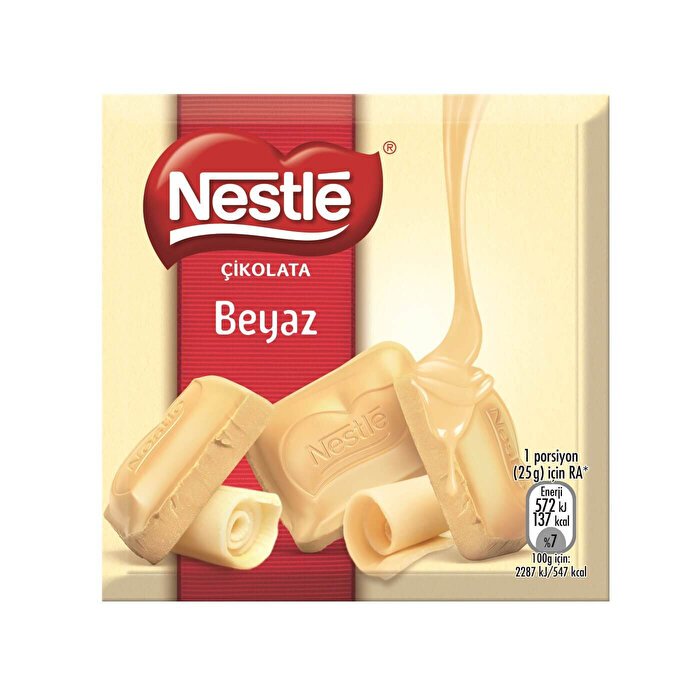 Nestle Beyaz Kare Çikolata Cls 60Gr