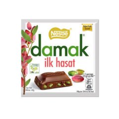 Nestle Damak İlk Hasat Antep Fıstıklı Sütlü Çikolata 60 Gr