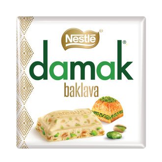 Nestle Damak Antep Fıstıklı Baklavalı Beyaz Çikolata 60 Gr