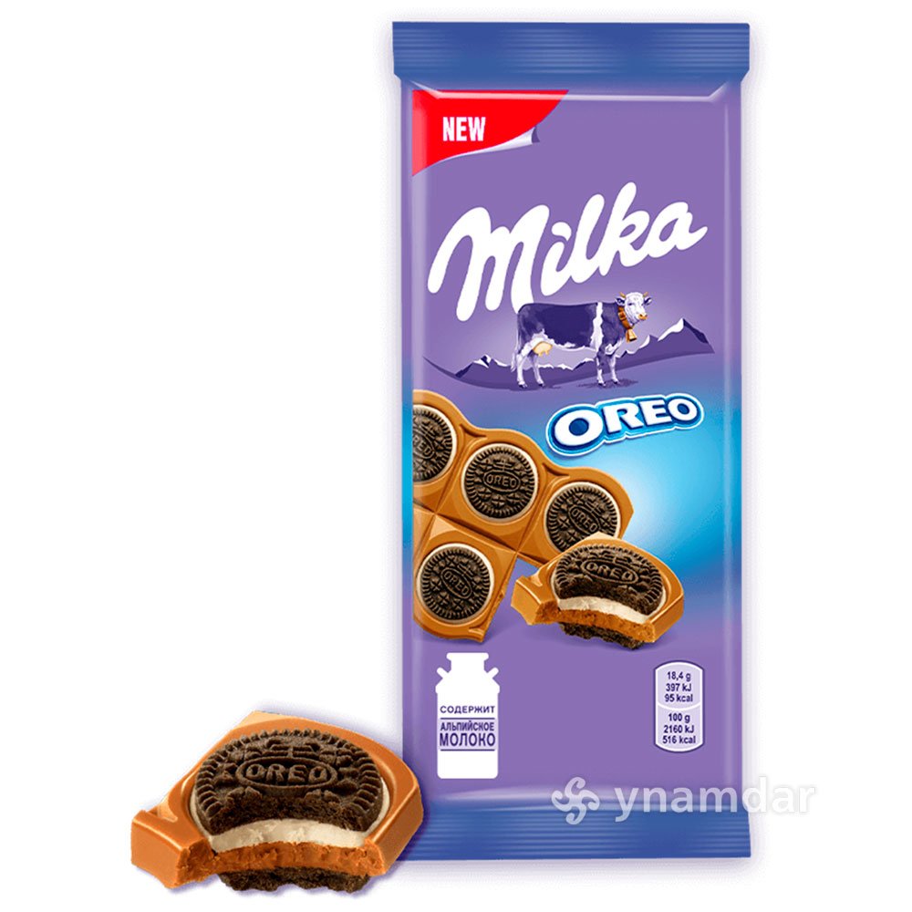 Milka Oreo Bisküvi Çikolata 92g