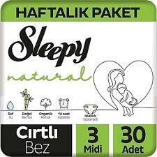 Sleepy Baby Bebek Bezi Jumbo 3 Beden Midi 30'lu