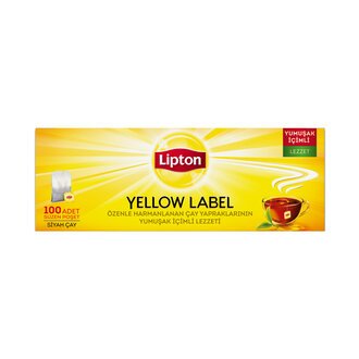 Lipton Bardak Poşet Çay Yellow Label 100'Lü