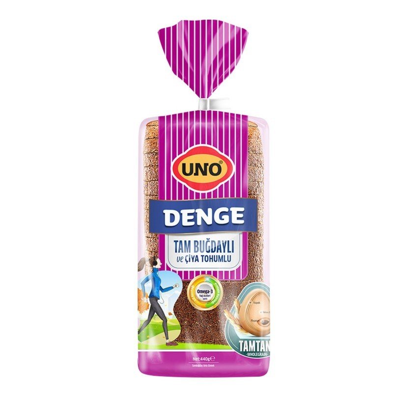 Uno Denge Tam Buğdaylı Ve Çiya Tohumlu Ekmek 350 Gr