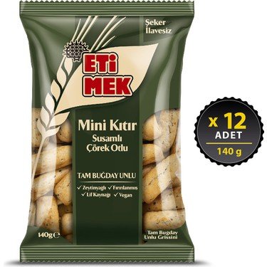 Eti Etimek Mini Kıtır Susamlı Çörek Otlu 140 Gr