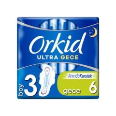 Orkid Ultra Extra Hijyenik Ped Gece Tekli Paket 7'Li