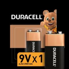 Duracell Alkalin 9 Volt Pil Tekli