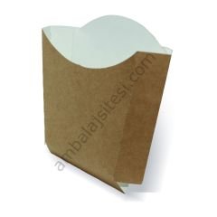 Cips Küçük 10x8x4 Cm 500 adetli Kraft