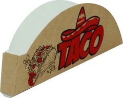 Karton Taco Tutucu Stand Baskılı