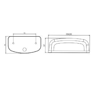 Universal Microstra PS2 Plakalık Lamba Mavi 710409