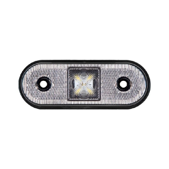 Oval İşaret Lamba 4 Led'Li 115Mm 12V-24V Beyaz - FR0192-W