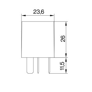 Sanel Mikro Röle 12 Volt 25 Amper 5 Uçlu SR1255