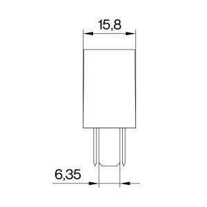 Sanel Mikro Röle 12 Volt 25 Amper 5 Uçlu SR1255