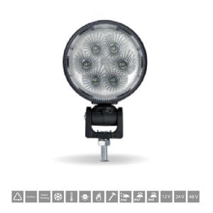 Serko CR120CP LED Çalışma Lambası 5 ledli 12-24V Uyumlu