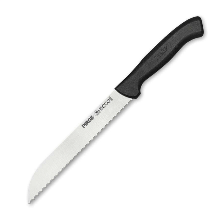 Pİrge Ecco Ekmek Bıçağı Pro 17,5 CM Siyah