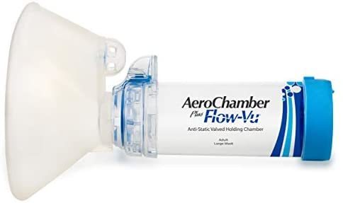 AEROCHAMBER FLOW-VU YETİŞKİN MAVİ MASKELİ