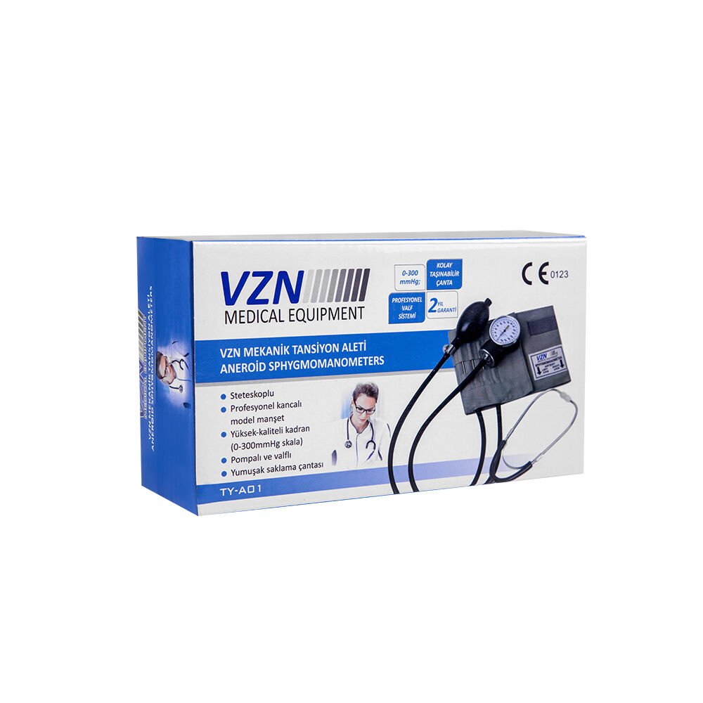 VZN MEKANİK TANSİYON ALETİ STETESKOPLU KANCALI TY-A01