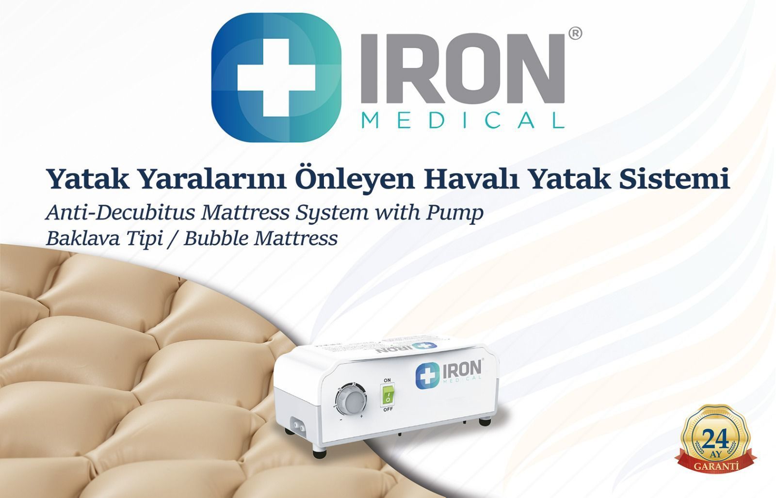 IRON HAVALI YATAK BAKLAVA TİPİ