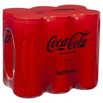 Coca-Cola Şekersiz Kutu 250 ml 6’lı Paket