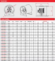 Point P-DTF 400A Duman Tahliye Fanı F300 5000 m3