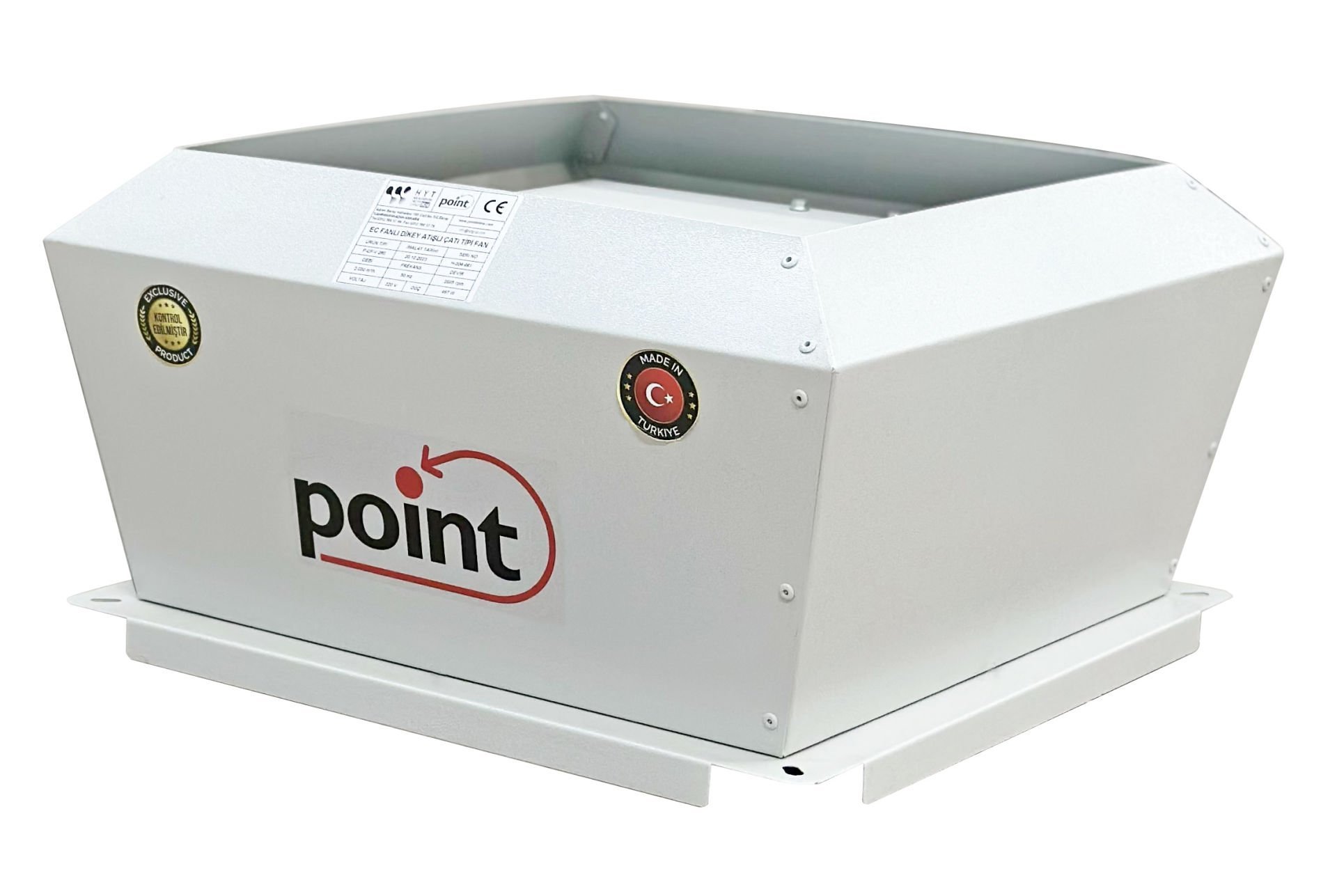 Point P-CF V 560 Dikey Atışlı Radyal Çatı Tipi Fan 9890 m3