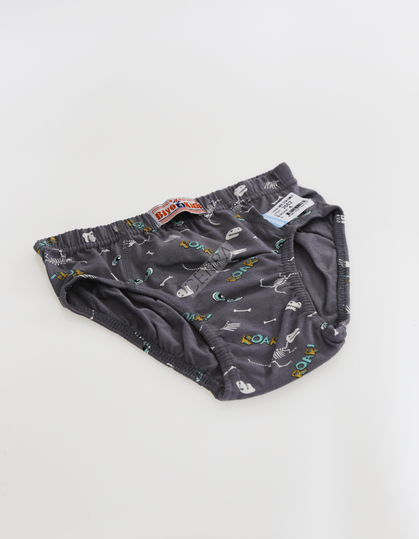 Biyokids Çocuk Erkek 4-5 Yaş Baskılı Renkli Slip Gri