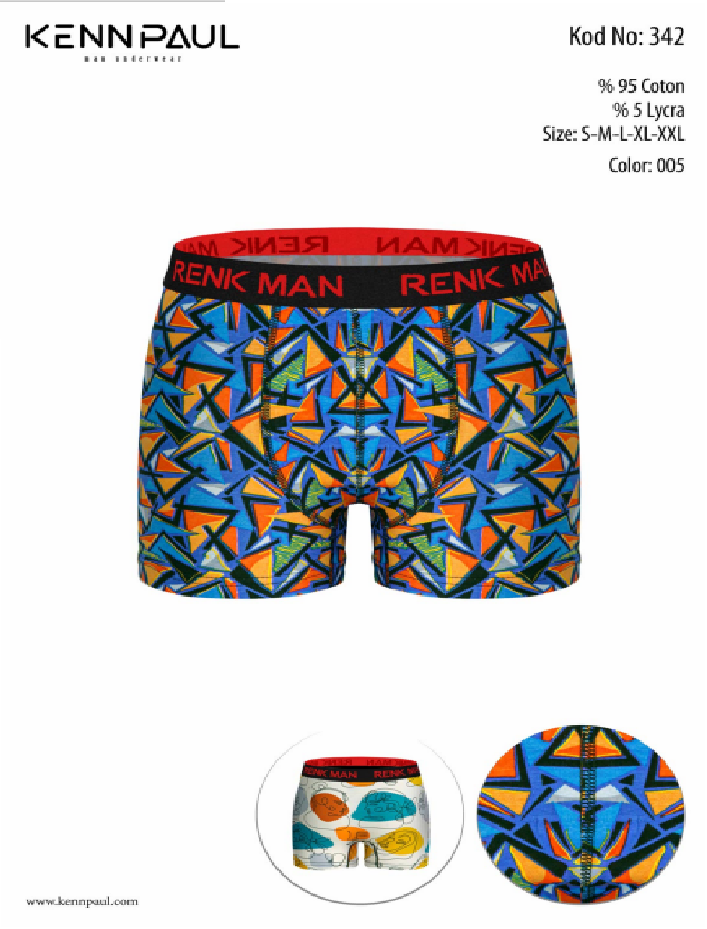 Kennpaul Erkek Desenli Boxer-342