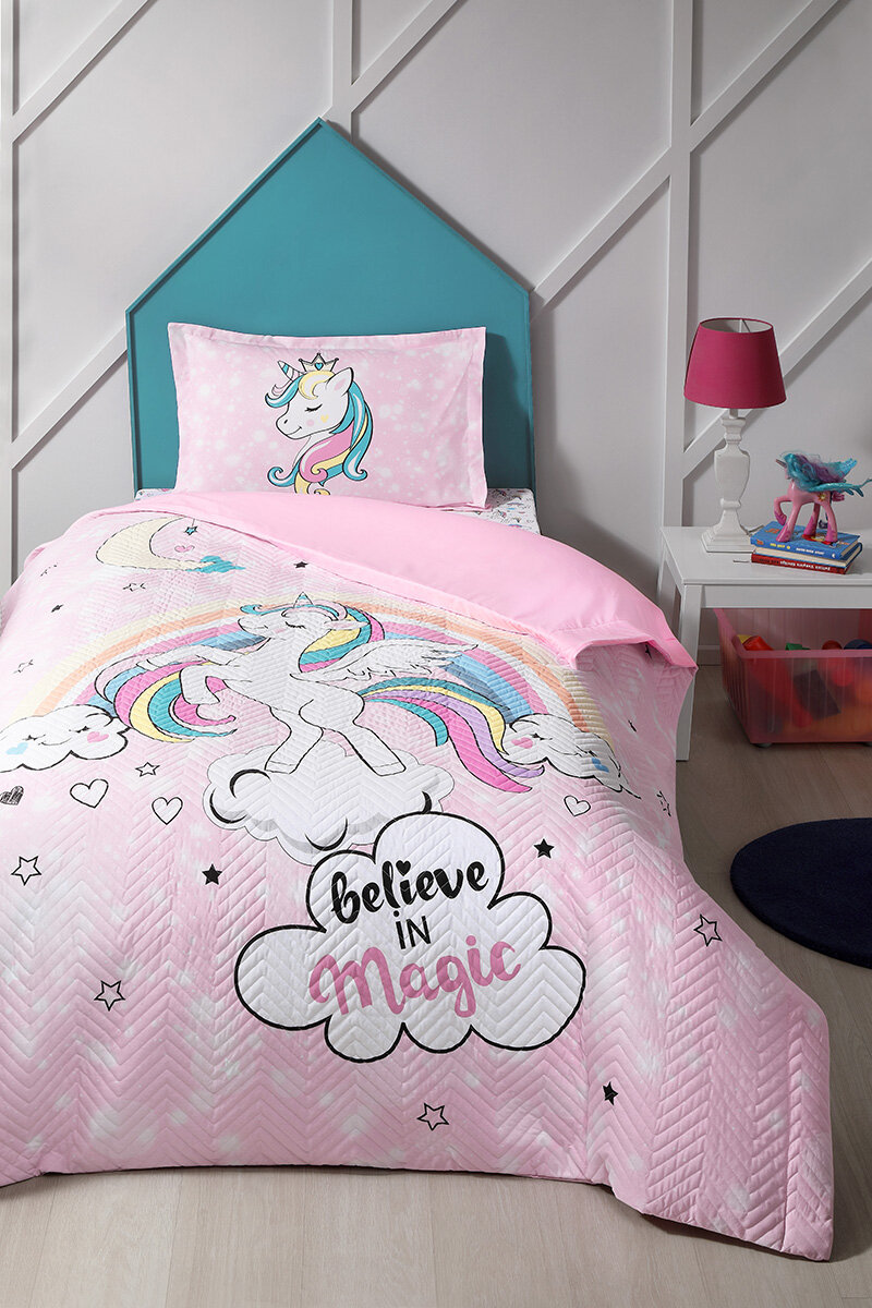 Özdilek Unicorn Tek Kişilik Kapitone Nevresim Takımı