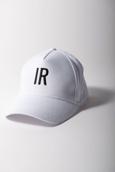 IR- Nakışlı Şapka - Beyaz