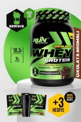 Whey Protein Mini Plus Çikolata Aromalı - 400g - 16 Servis - Hediyeli