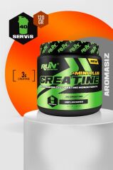 Run Nutrition Creatine Mini Plus - 120g - 40 Servis - Aromasız