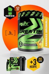 Creatine Ananas Aromalı - 420g - 60 Servis - Hediyeli