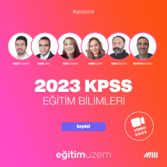 2023 KPSS Eğitim Bilimleri Video Ders