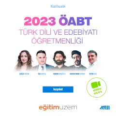2023 ÖABT Türk Dili ve Edebiyatı Öğretmenliği Video Ders