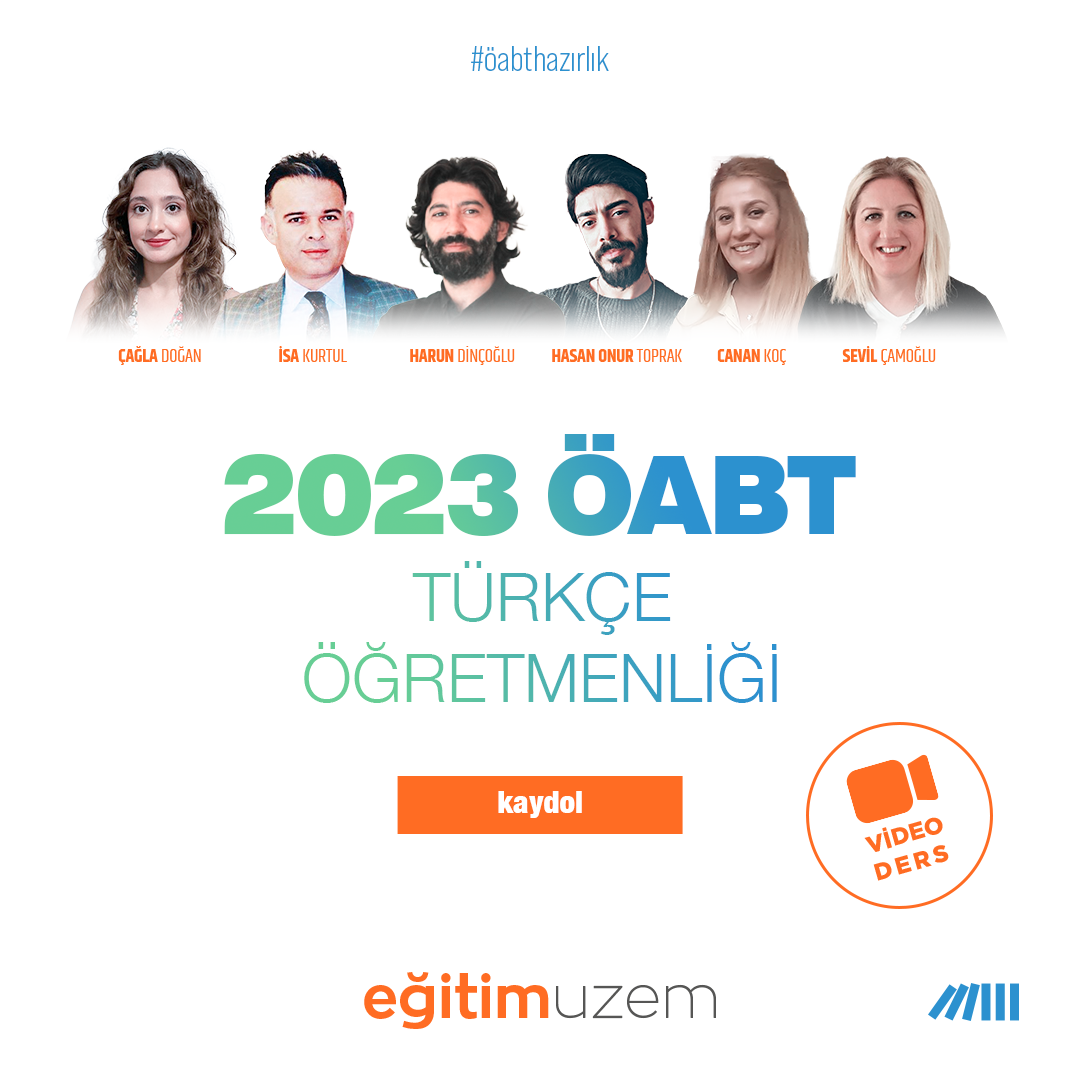 2023 ÖABT Türkçe Öğretmenliği Video Ders
