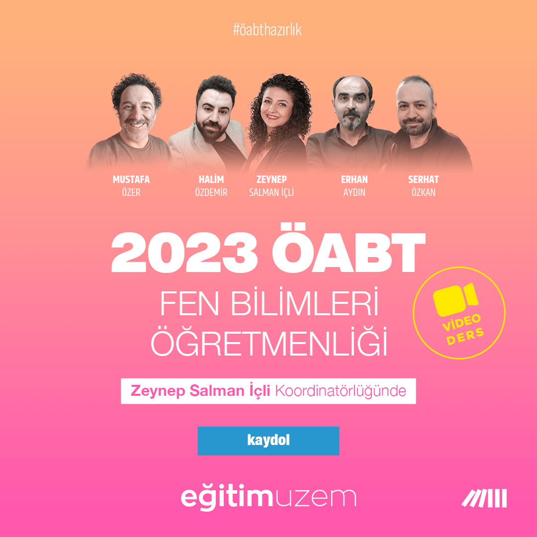 2023 ÖABT Fen Bilimleri Öğretmenliği Video Ders