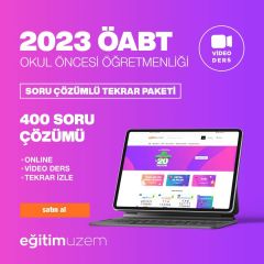 ÖABT OKUL ÖNCESİ | Soru Çözümlü Tekrar  Video Ders