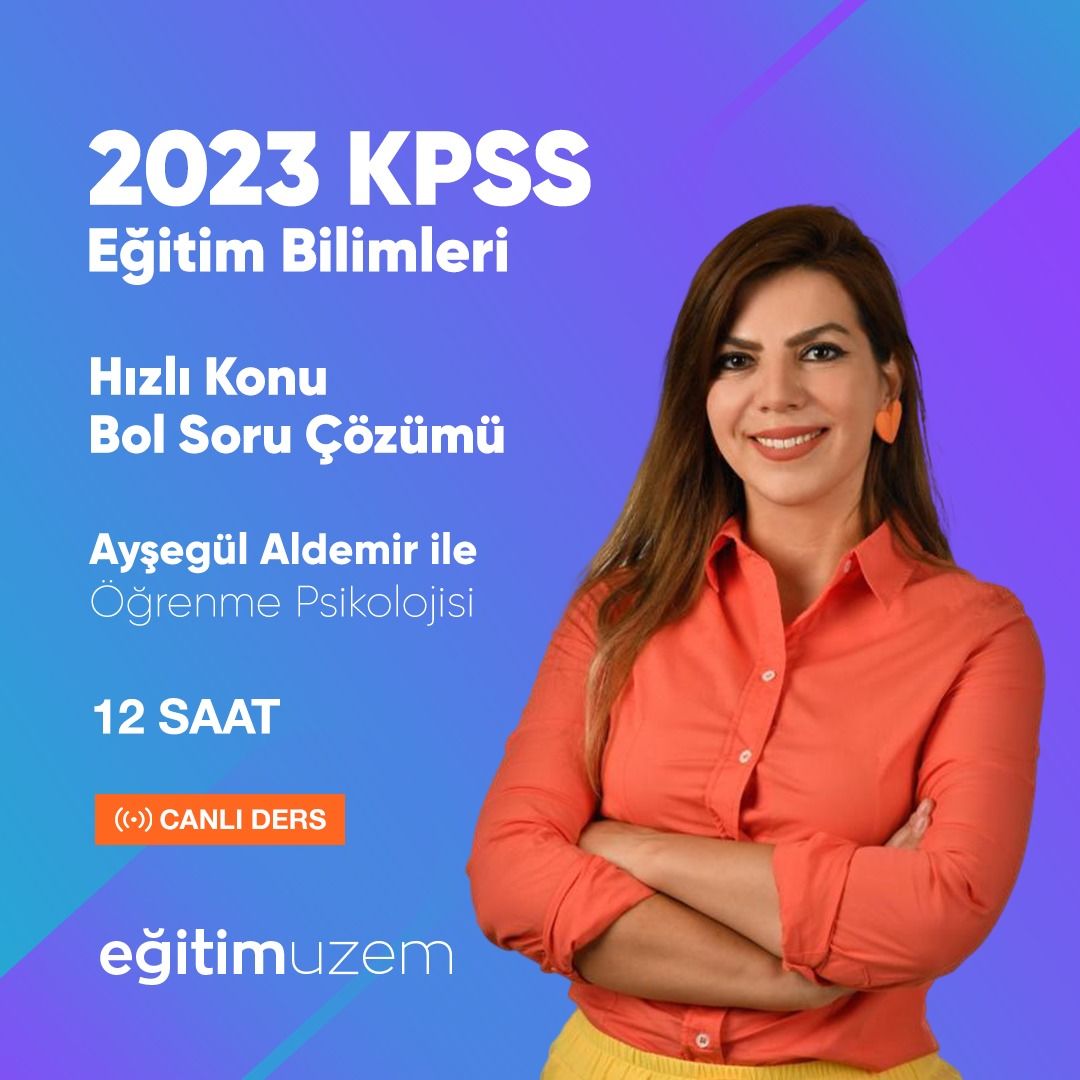 Hızlı Konu Bol Soru Çözümü - Öğrenme Psikolojisi - Ayşegül Aldemir